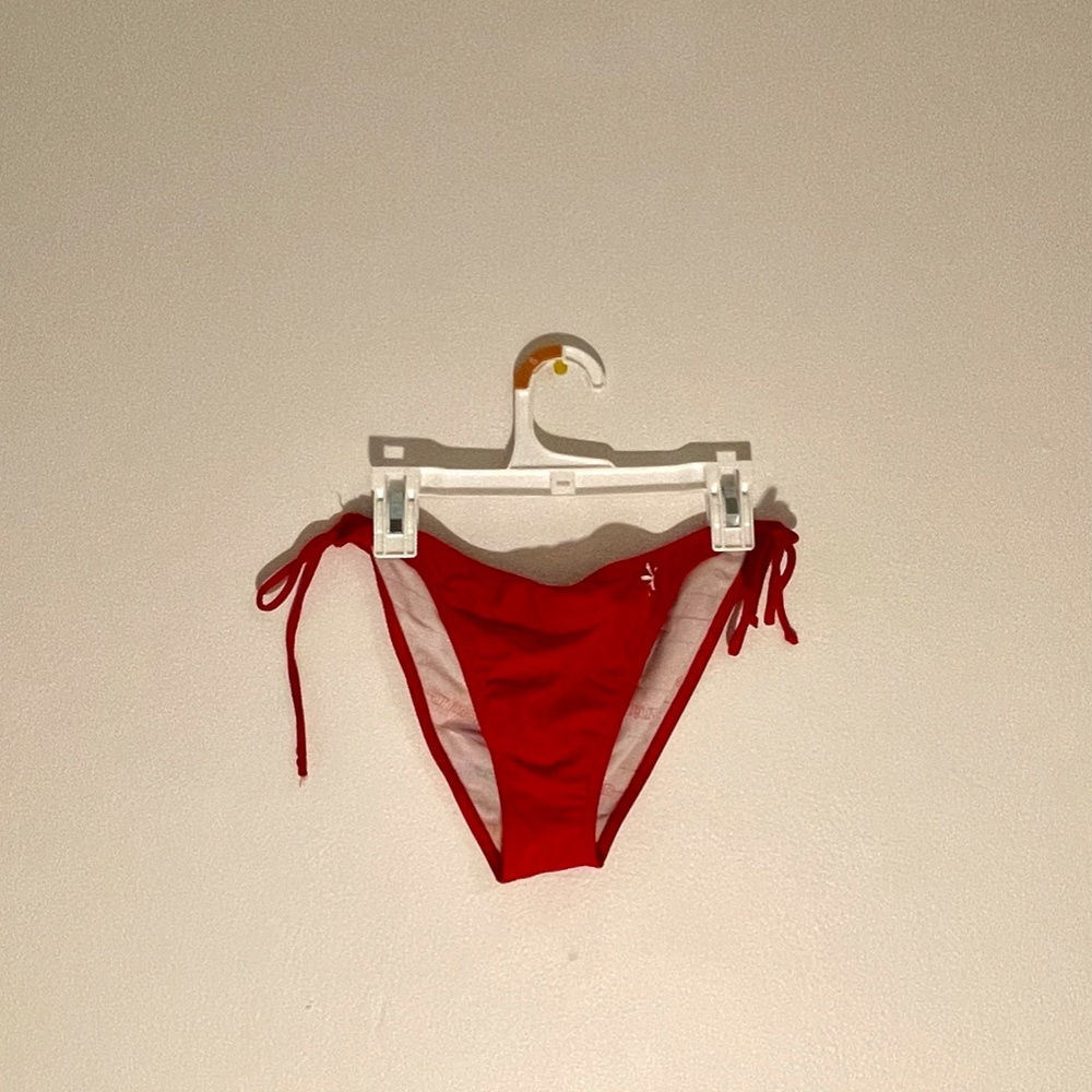 Red Tie Swim Bottoms